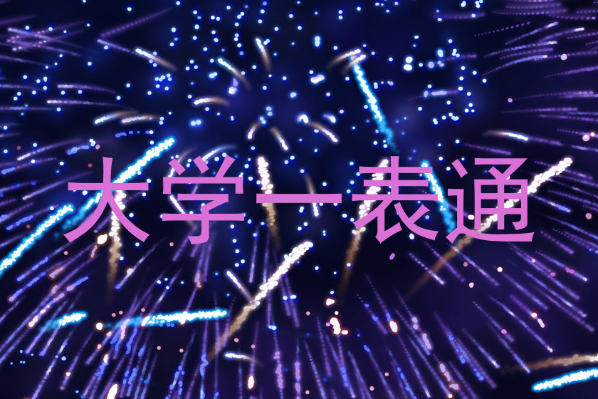 大学一表通