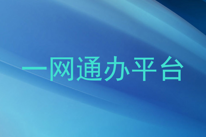 一网通办平台