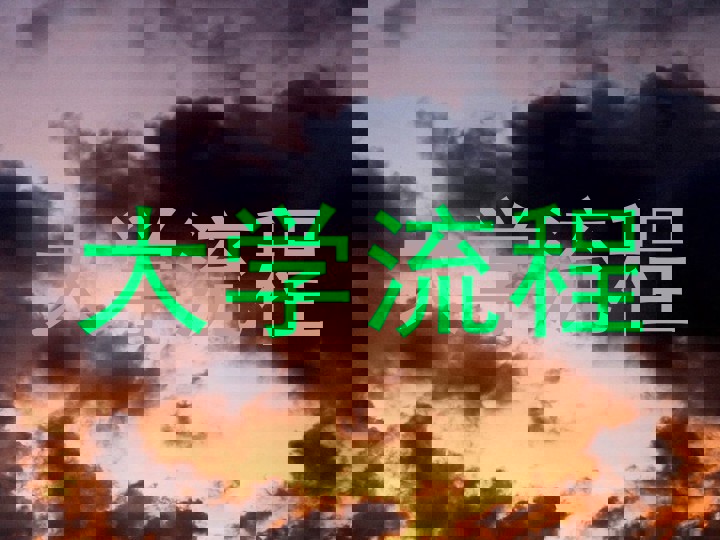 大学流程