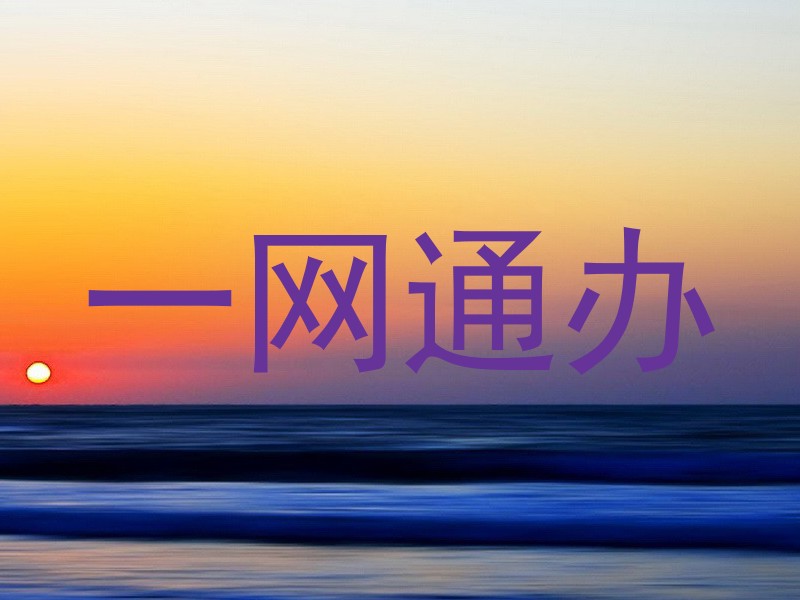 一网通办