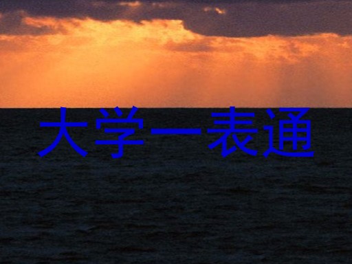 大学一表通