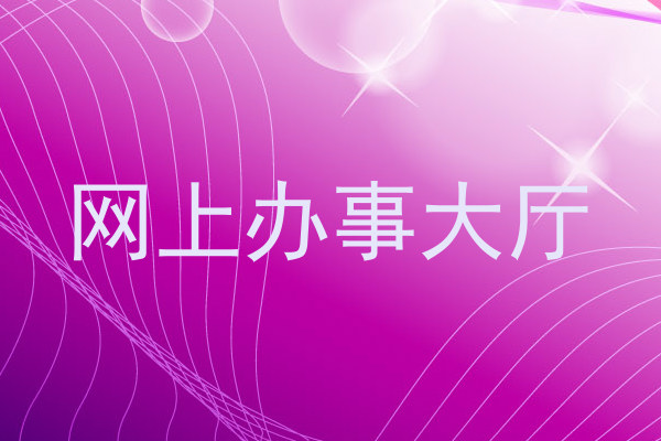 网上办事大厅