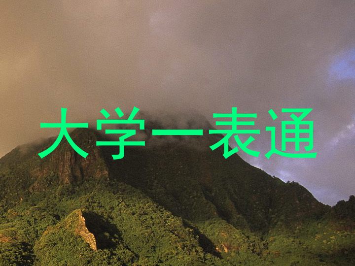大学一表通
