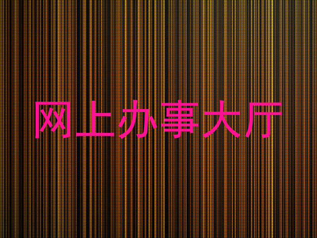 网上办事大厅