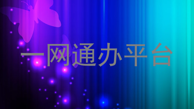一网通办平台