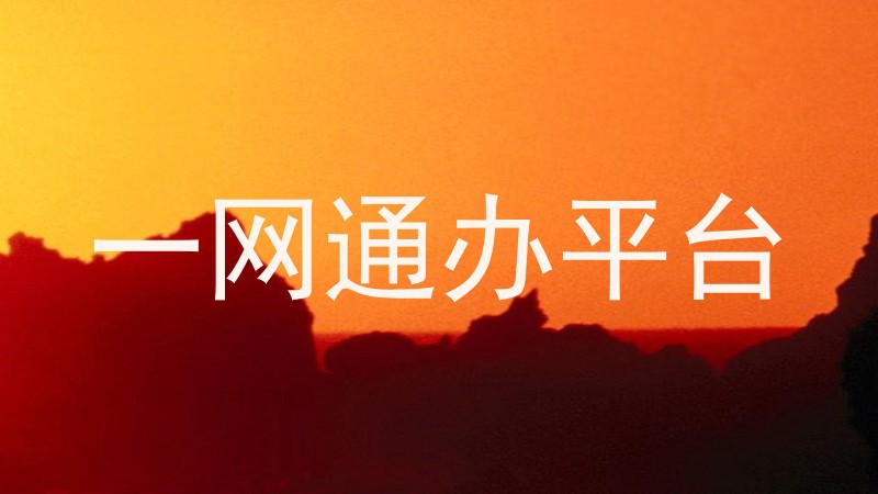 一网通办