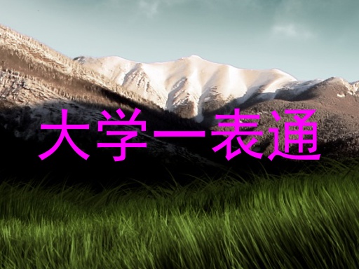 大学一表通
