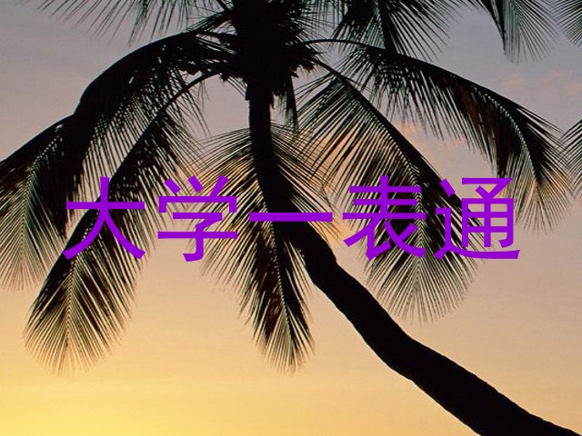 大学一表通