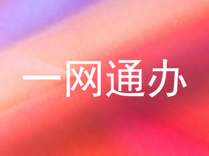 一网通办