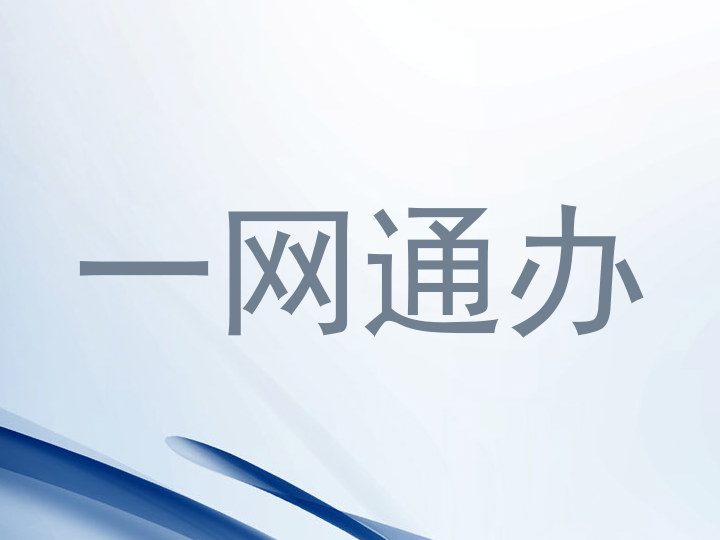 一网通办