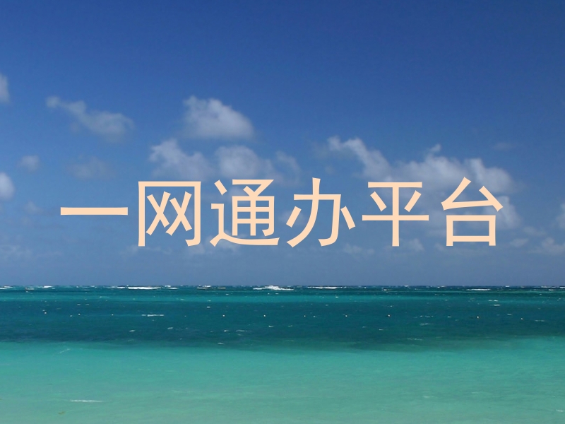 一网通办