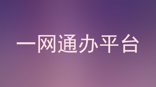 一网通办