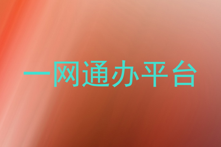 一网通办平台