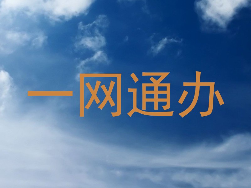 一网通办