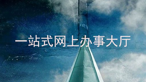 一站式网上办事大厅
