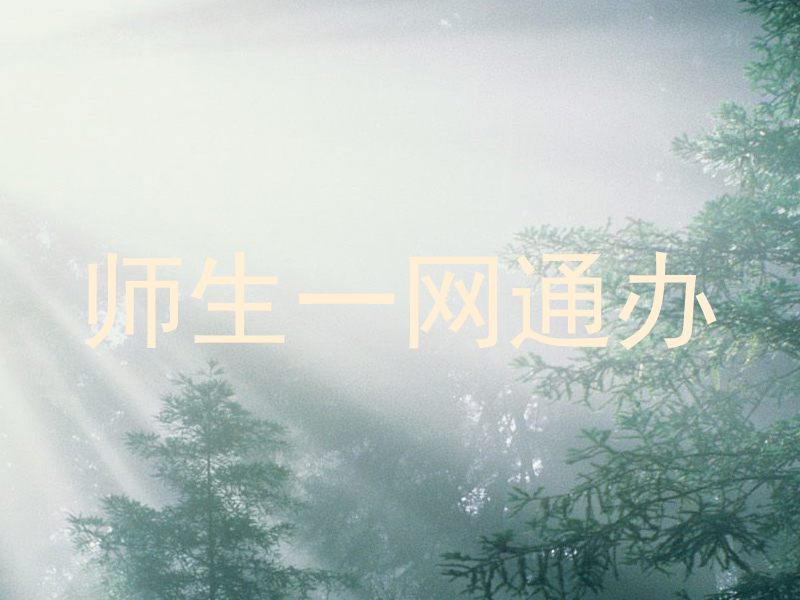 师生一网通办