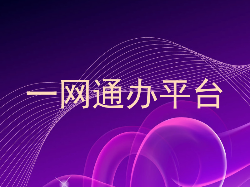 一网通办
