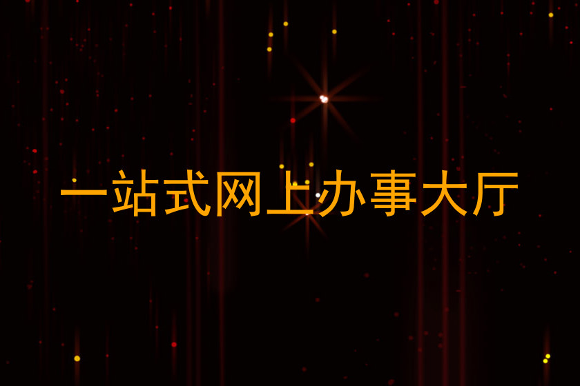 一站式网上办事大厅