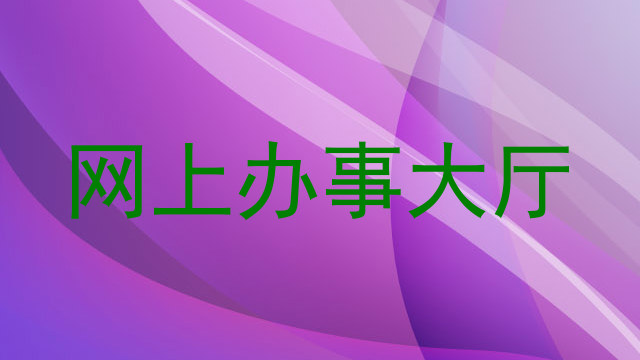 网上办事大厅