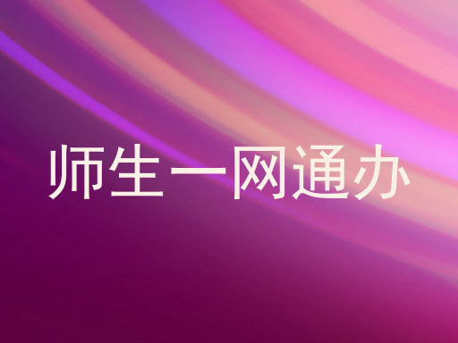 师生一网通办