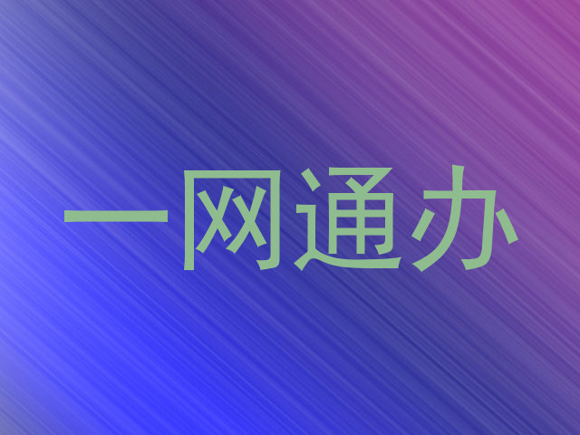 一网通办