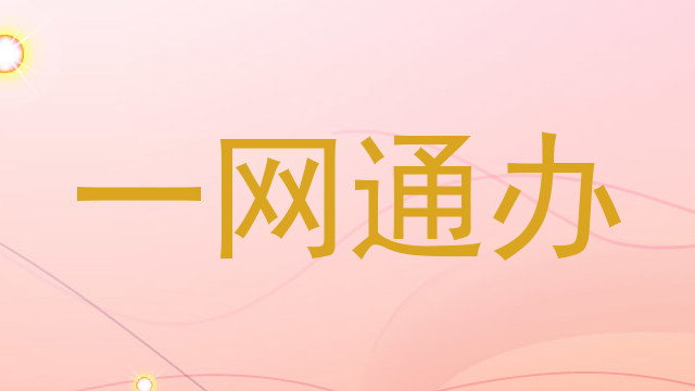 一网通办