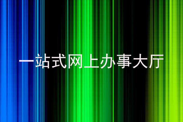 一站式网上办事大厅