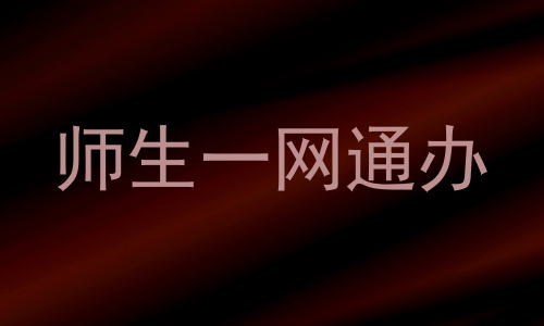 师生一网通办