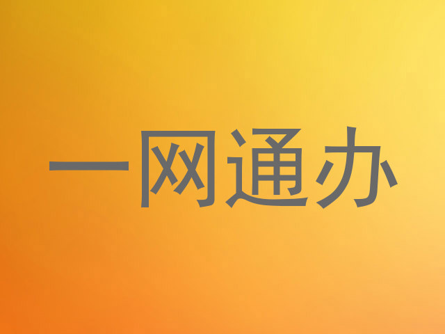 一网通办