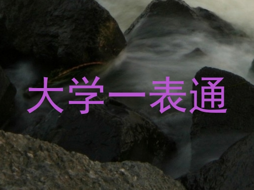 大学一表通