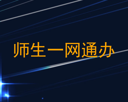 师生一网通办