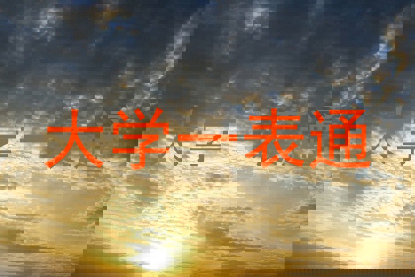 大学一表通