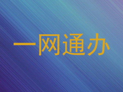 一网通办