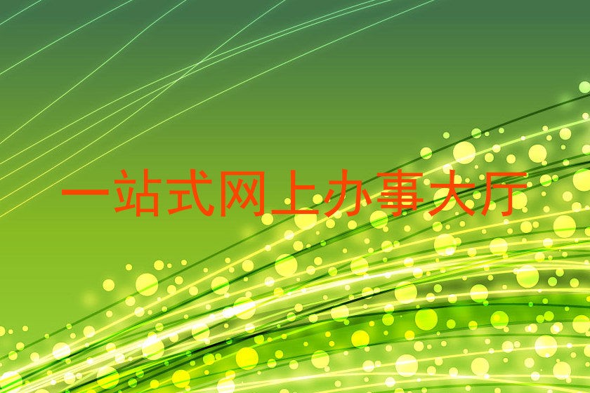 一站式网上办事大厅