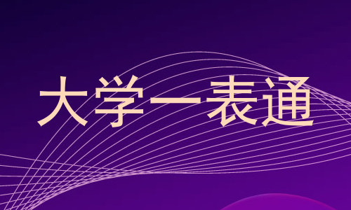 大学一表通