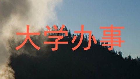大学办事