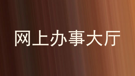 网上办事大厅