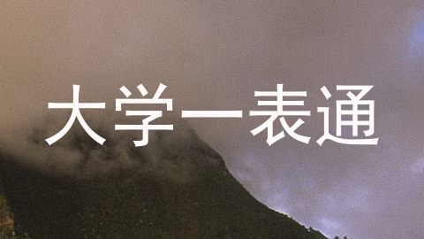 大学一表通