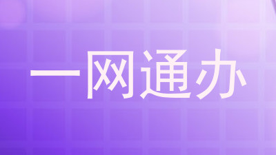 一网通办