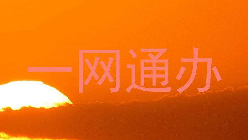 一网通办