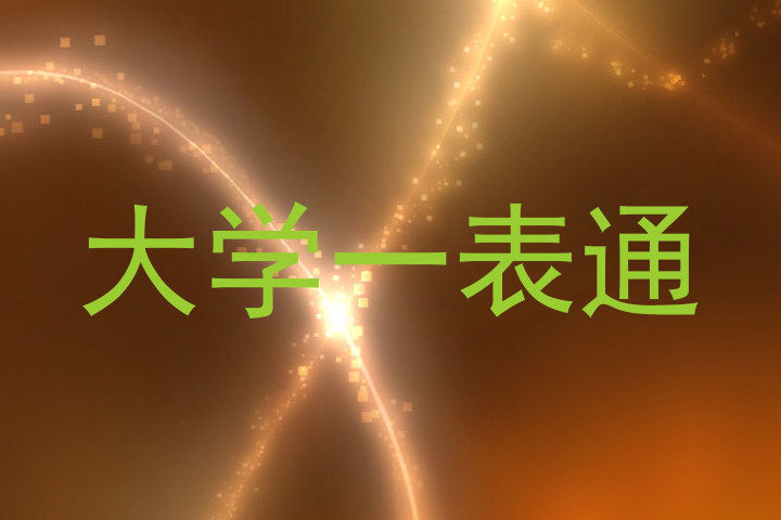 大学一表通