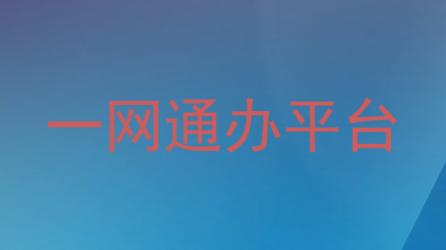 一网通办