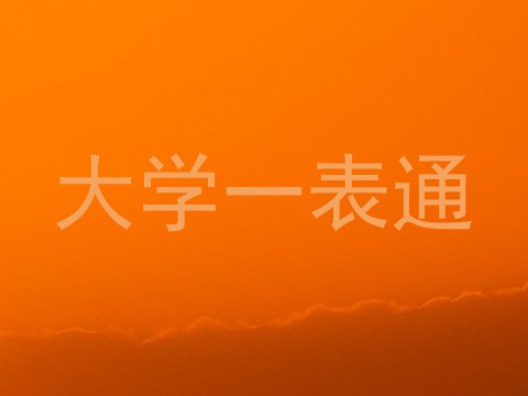 大学一表通