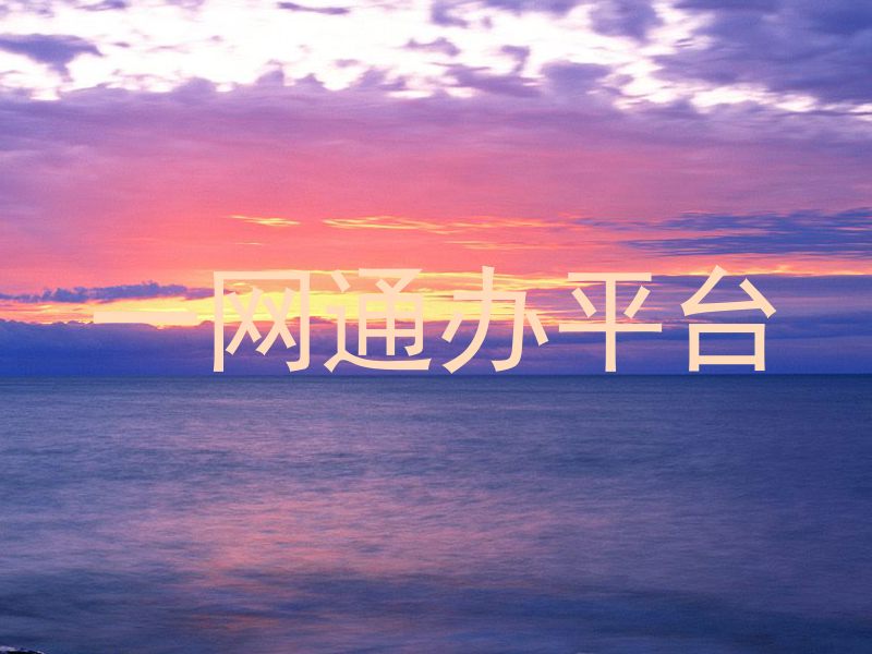 一网通办平台