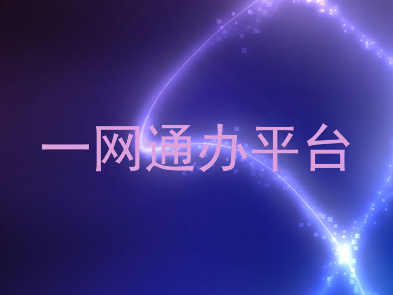 一网通办