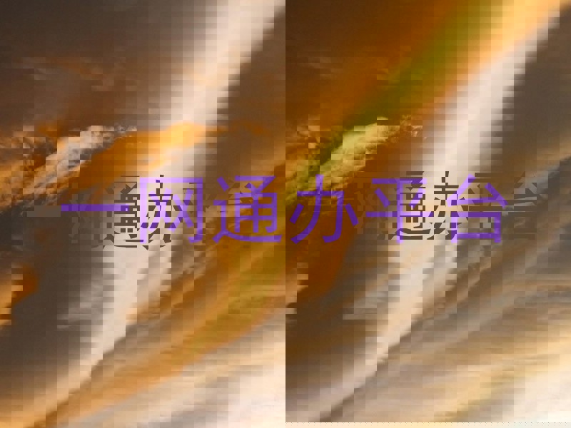 一网通办平台
