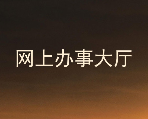 网上办事大厅