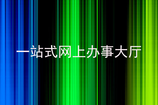 一站式网上办事大厅