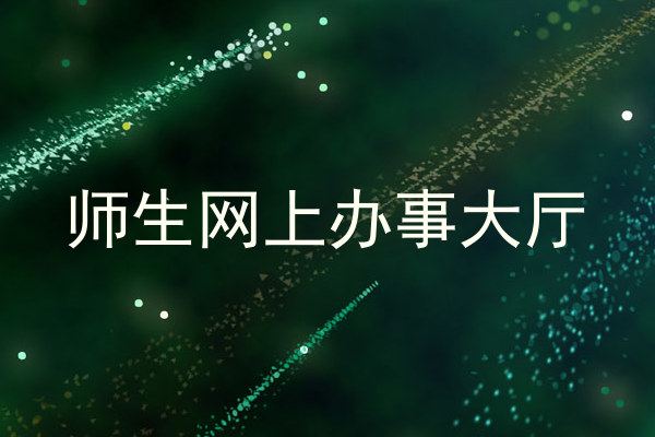 师生网上办事大厅