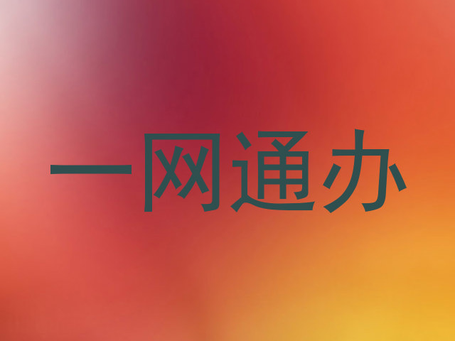 一网通办